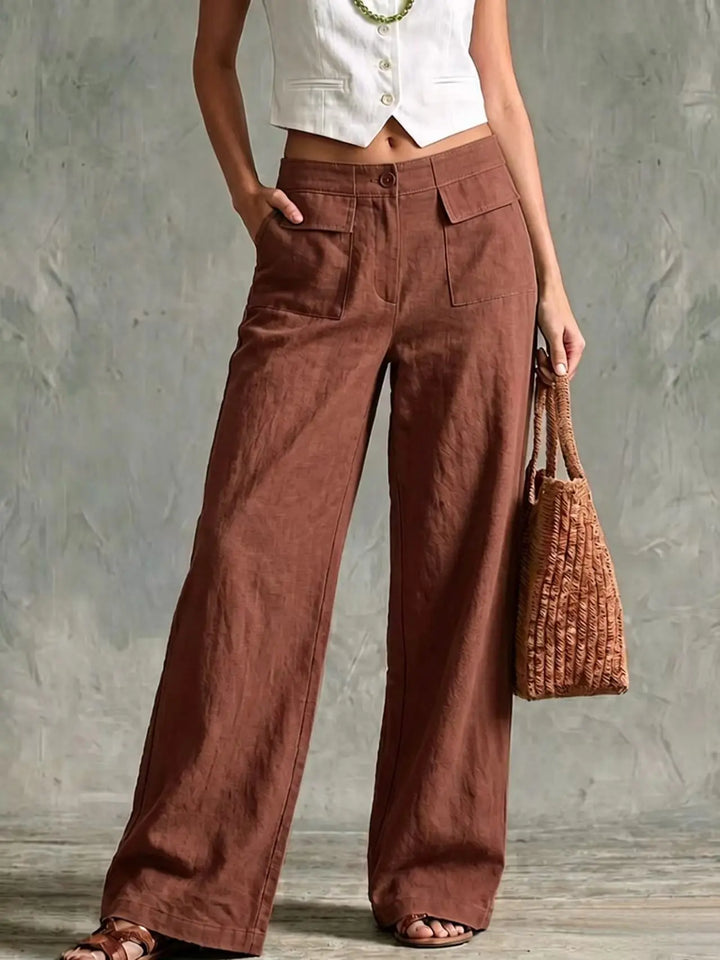 Phoebe Cotton Linen Trouser