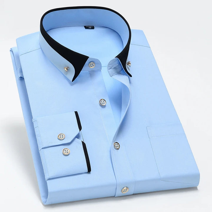 Russell Contrast Collar Dress Shirt