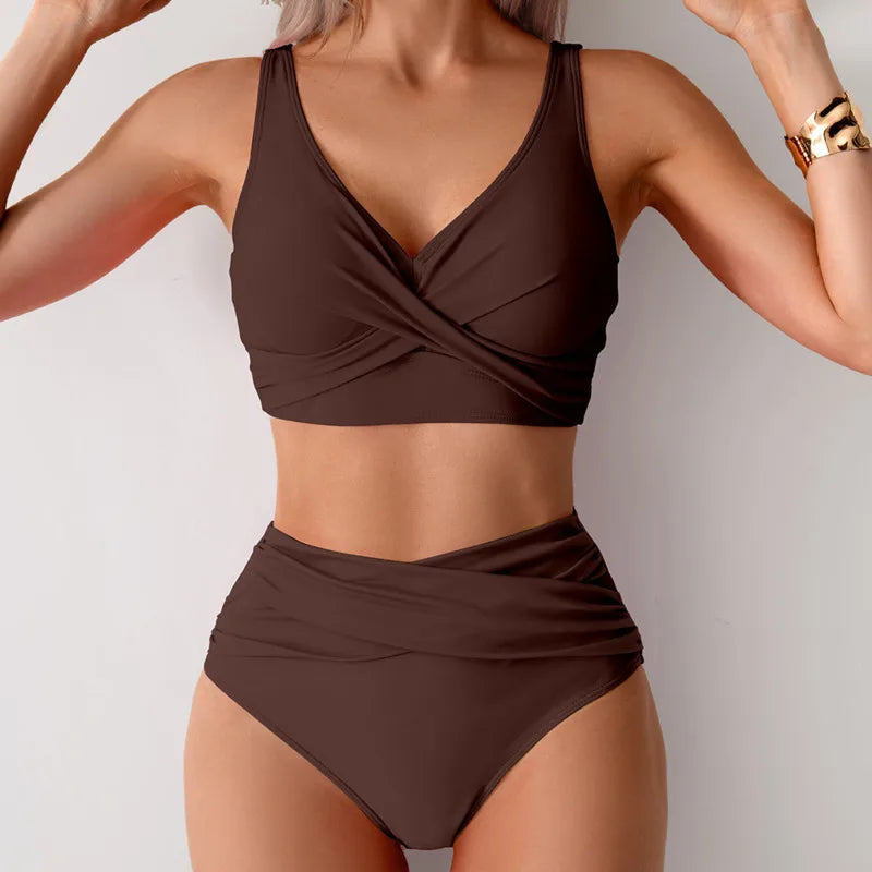 Ainsley High Waisted Bikini Set