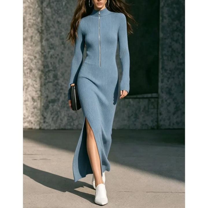Nerissa Ribbed Long Dress