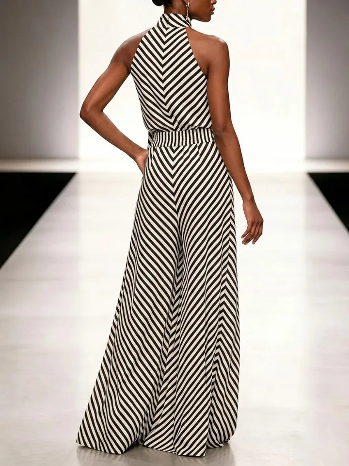 Genesis Striped Halter Trouser Set