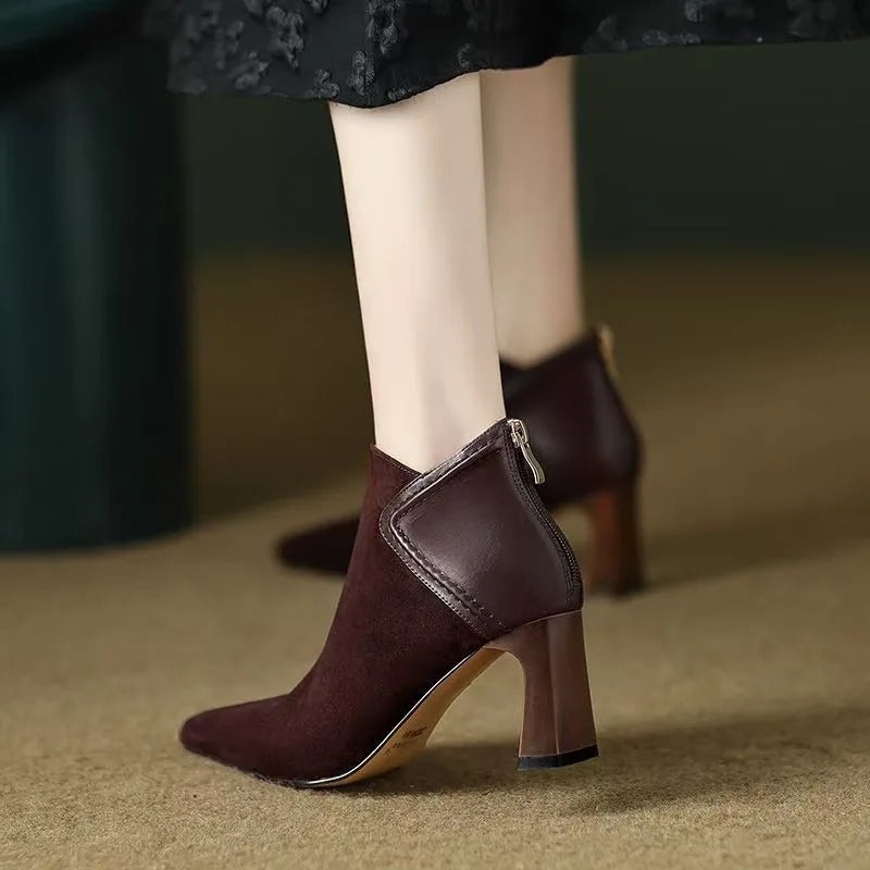 Romy Pointed Toe Ankle Boots