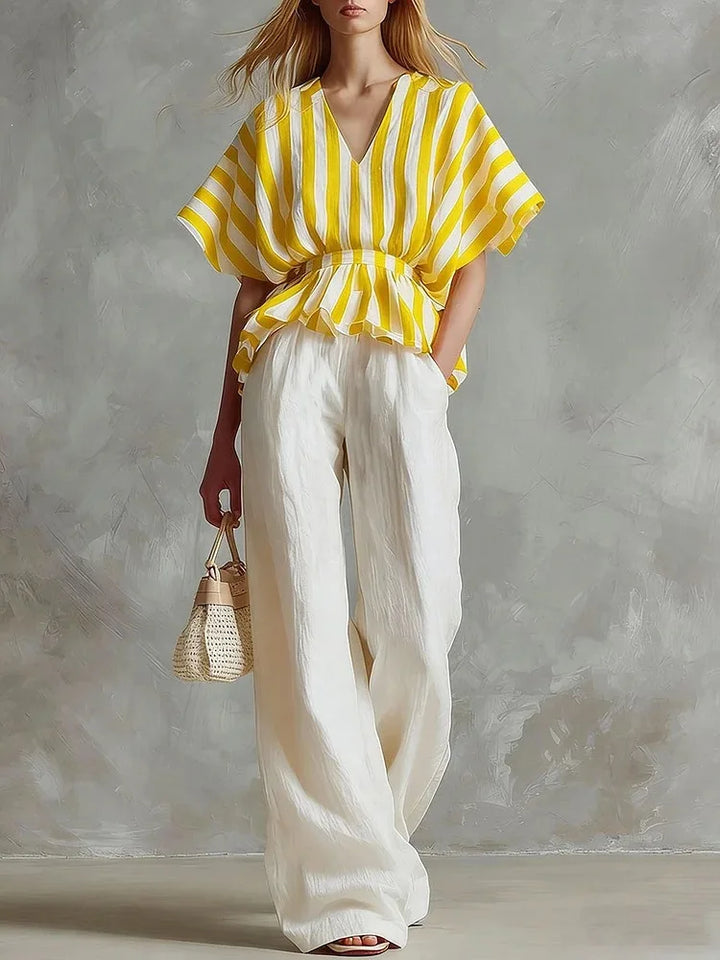Camilla Striped Two-Piece Set