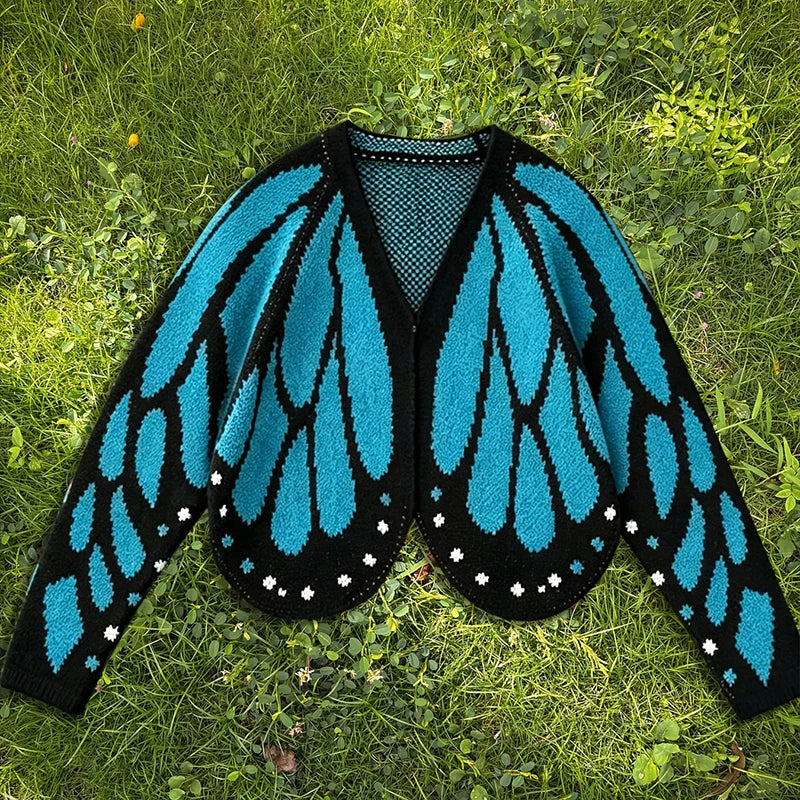 Josie Open Front Butterfly Cardigan