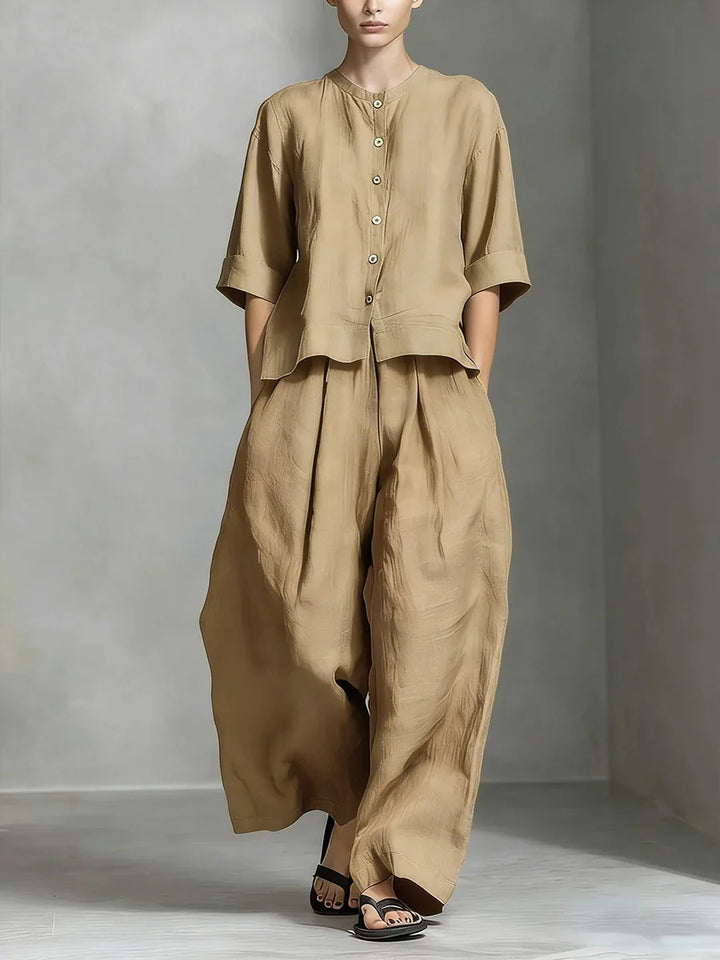 Zerina Linen Matching Set