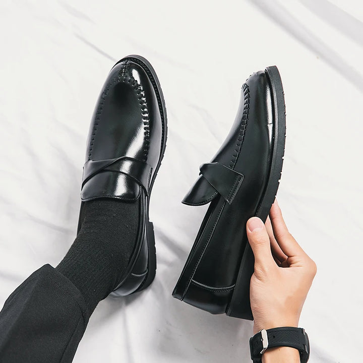 Dominic Leather Dress Loafers