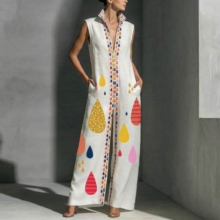 Maya Bohemian Wide Leg Jumpsuit