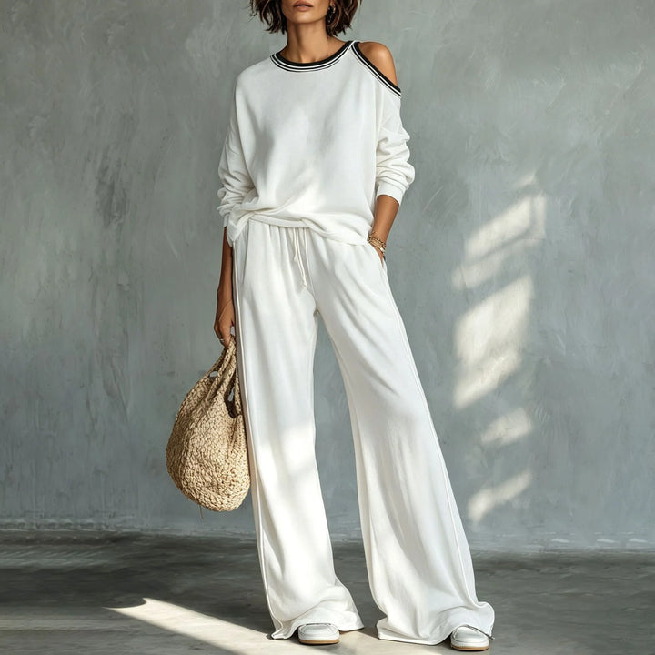 Ann Cold Shoulder Lounge Set