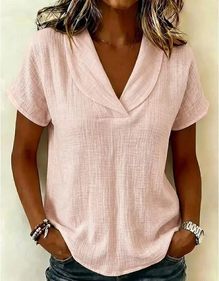 Camilla Relaxed V Neck Blouse