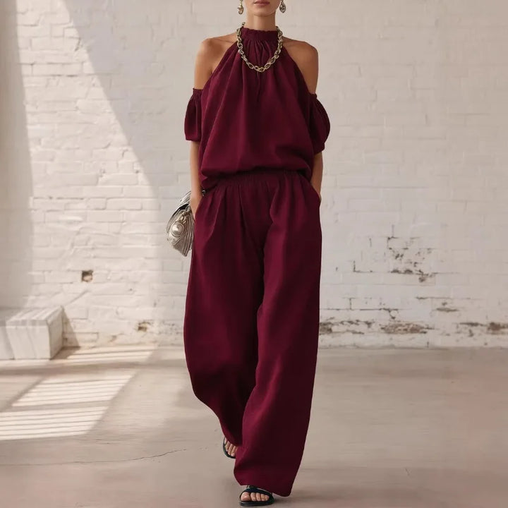 Fely Sleeveless Two Piece Set