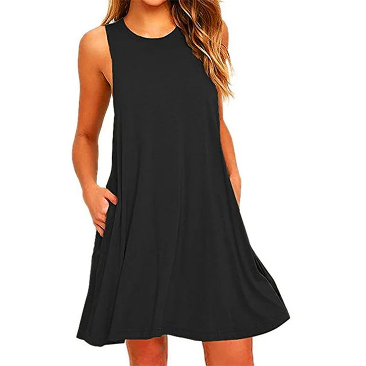 Adalee Sleeveless Swing Mini Dress