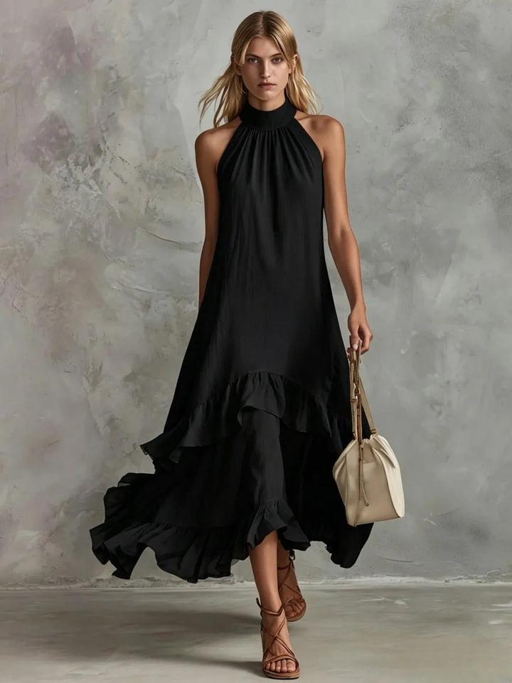 Dorothy Elegant Ruffle Wedding Guest Dress