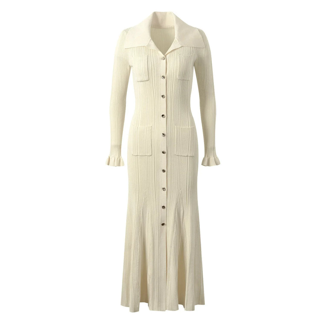 Imogen Ribbed Knit Maxi Dress