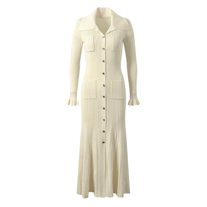 Imogen Ribbed Knit Maxi Dress