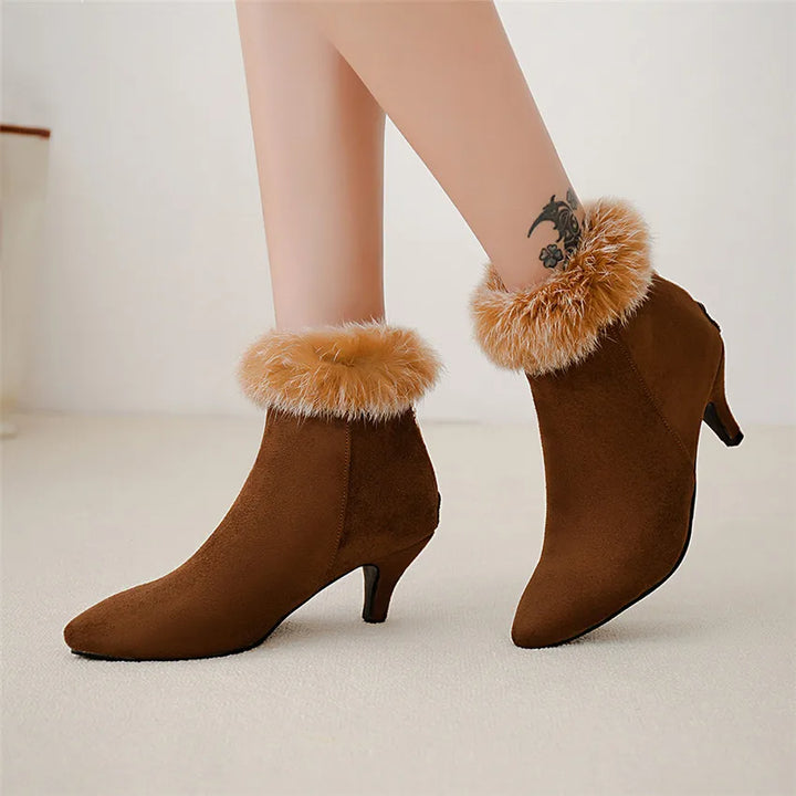 Selene Fur Ankle Boots