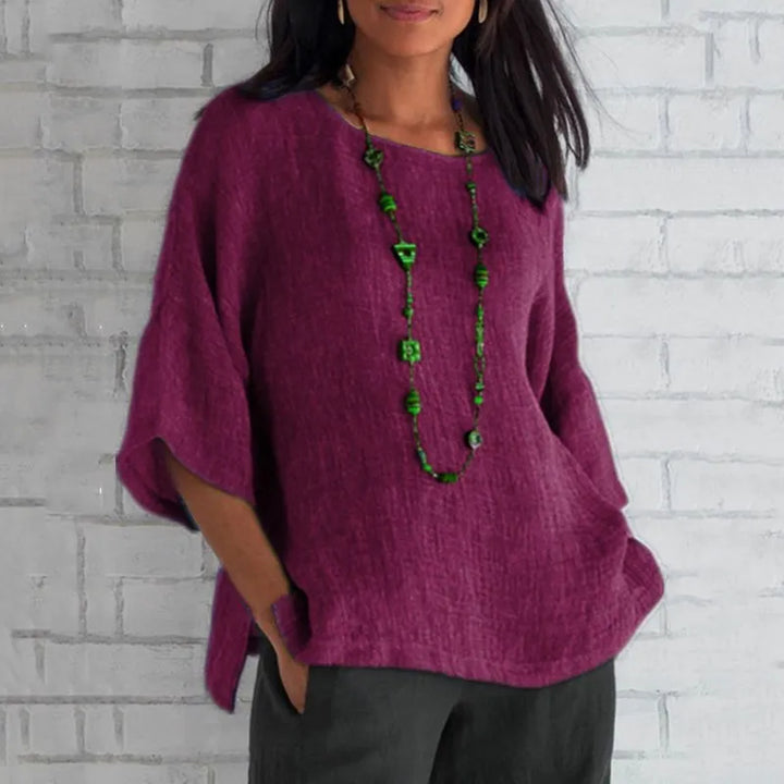 Maren Relaxed Cotton Blouse