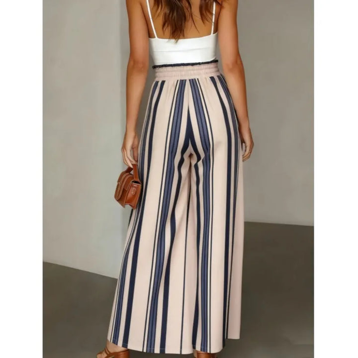 Faith Striped Palazzo Trouser