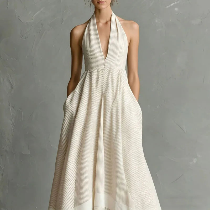 Celeste Halter Maxi Dress