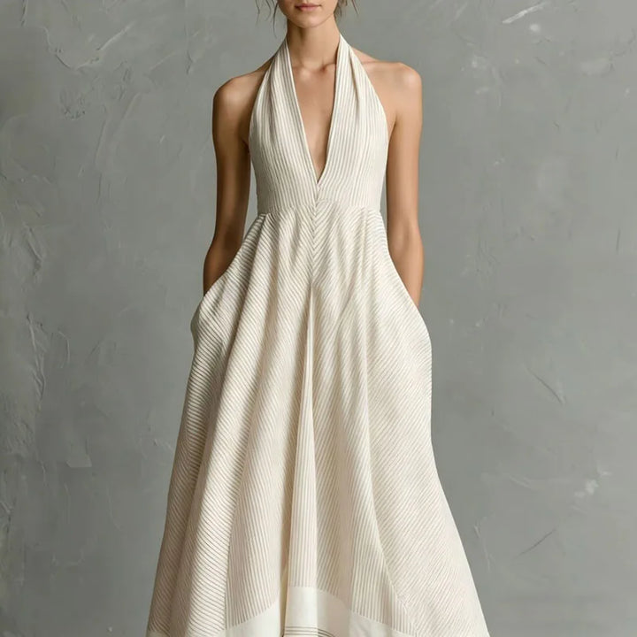 Celeste Halter Maxi Dress