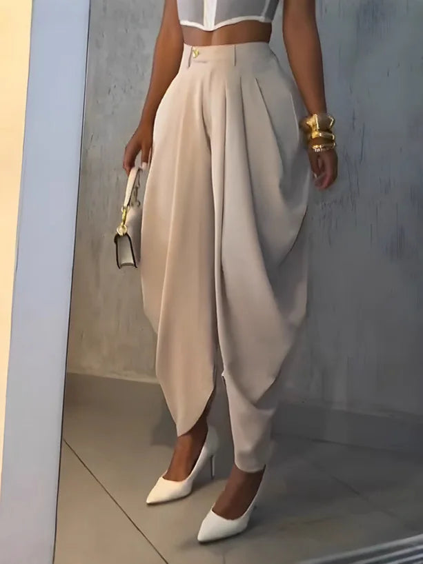 Jayde Draped Harem Trousers