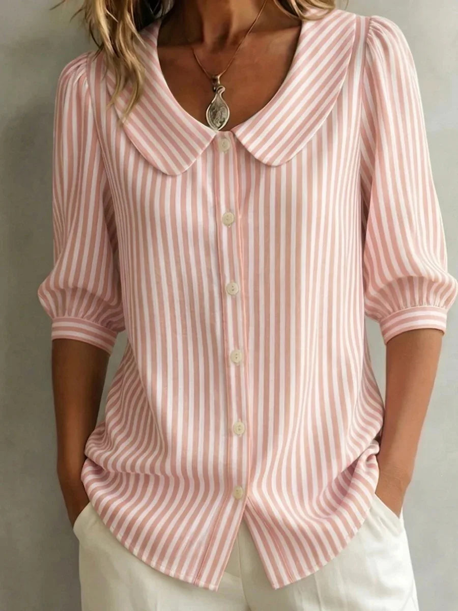 Abby Oversized Striped Blouse