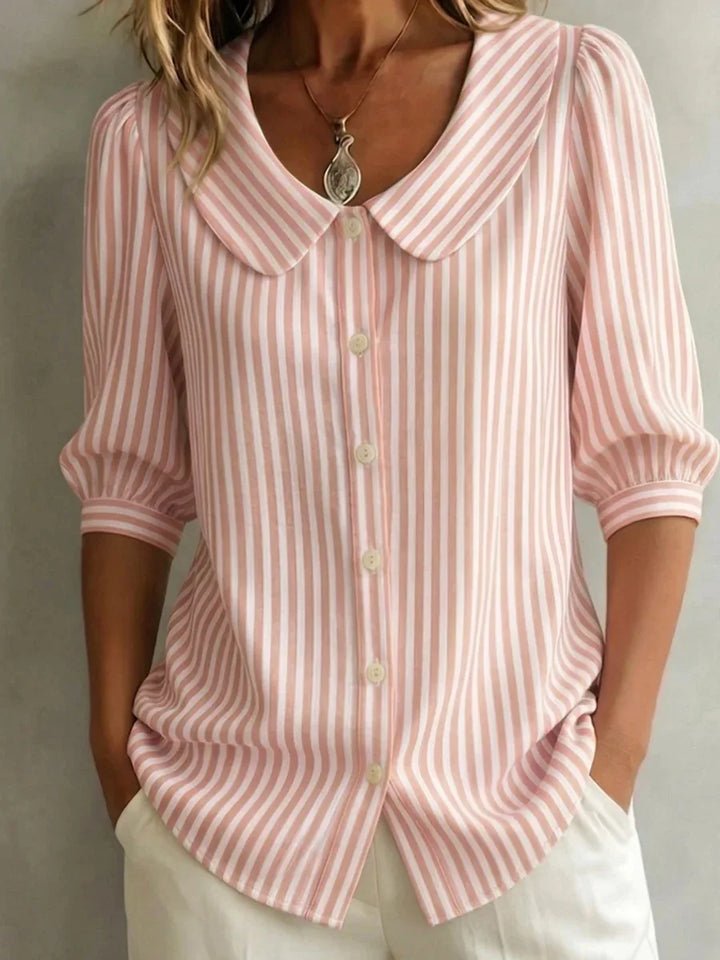 Abby Oversized Striped Blouse
