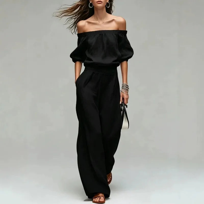 Arabella Off Shoulder Two-Piece Set