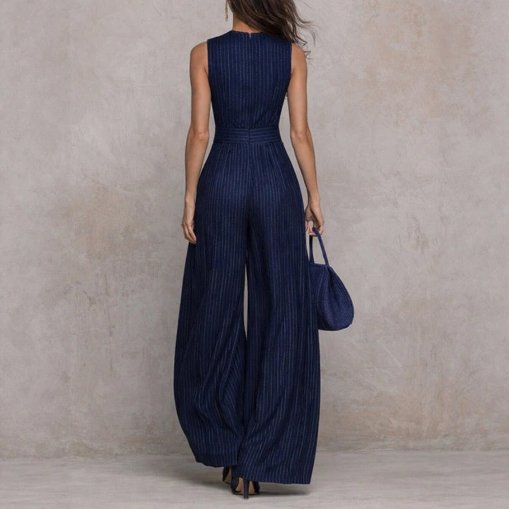 Savina Sleeveless Wide Leg Jumpsuit