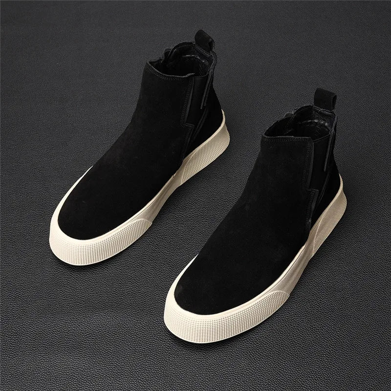 Weston Pull On Suede Sneakers