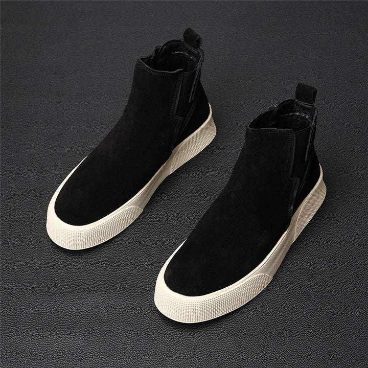 Weston Pull On Suede Sneakers