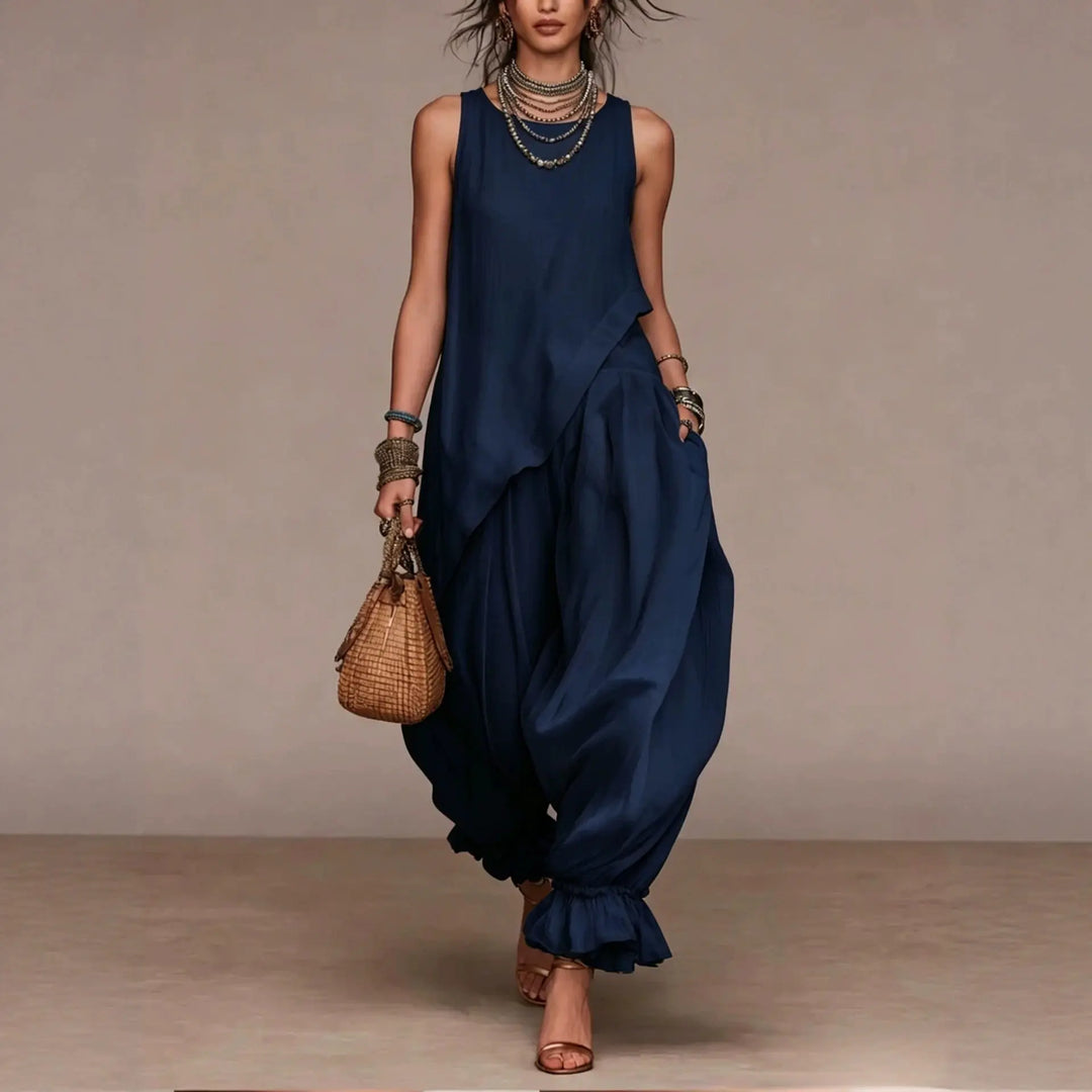 Lilia Relaxed Harem Two-Piece Set