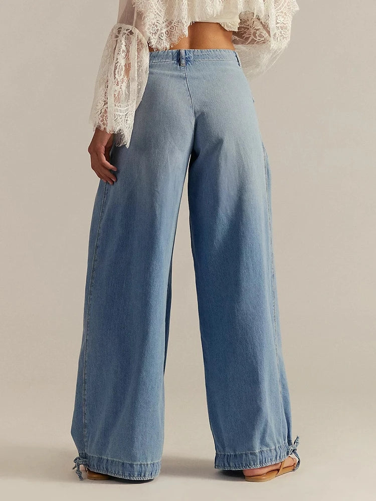 Tatum Adjustable Cuff Denim Jeans