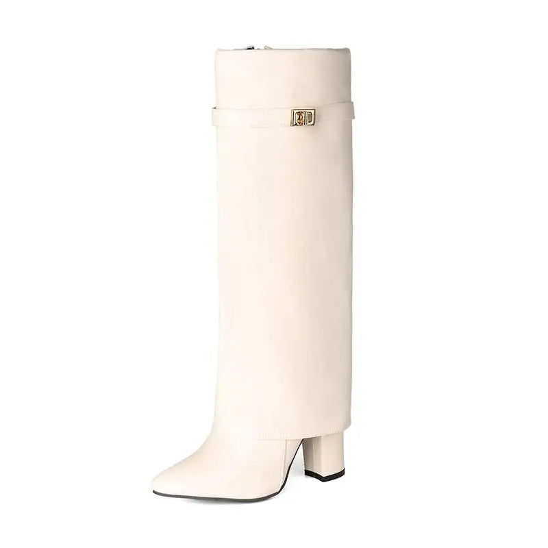 Monroe Square Heel Knee Boots