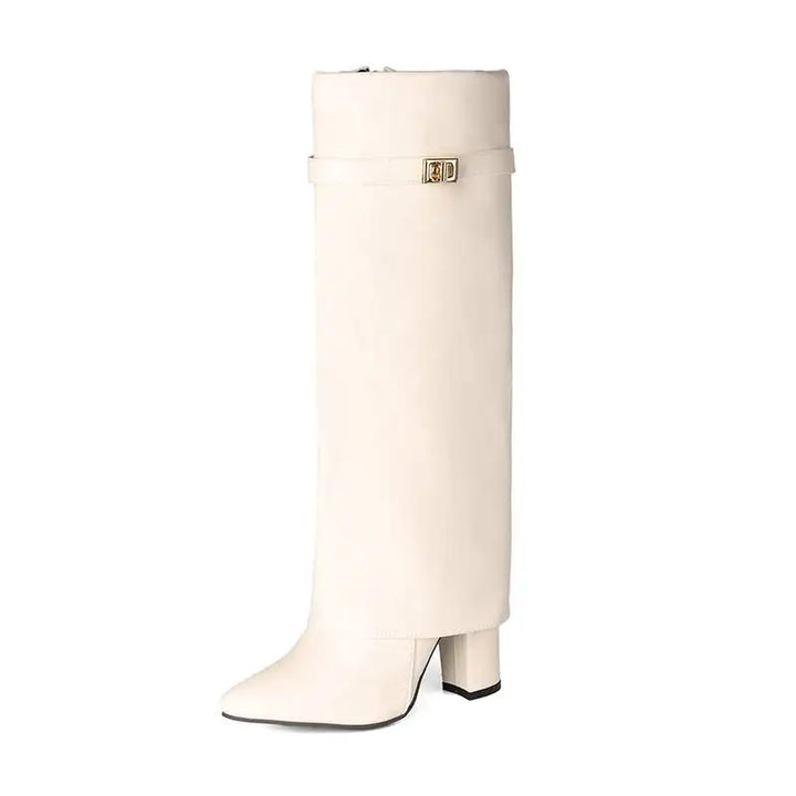 Monroe Square Heel Knee Boots