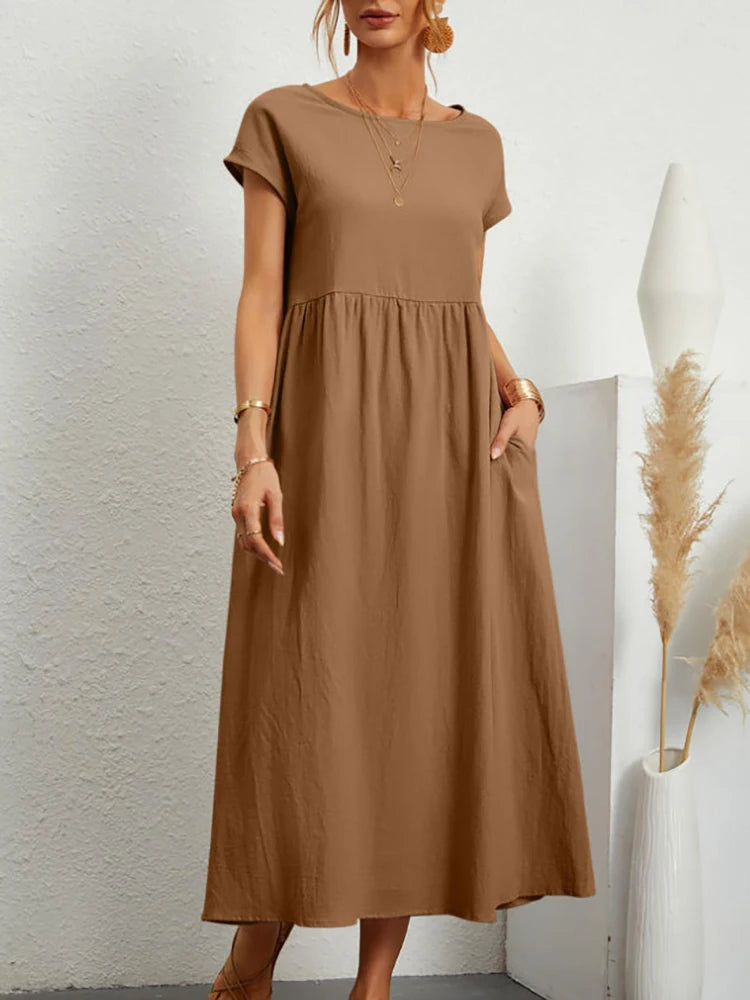 Rosalie Relaxed Pocket Maxi Dress