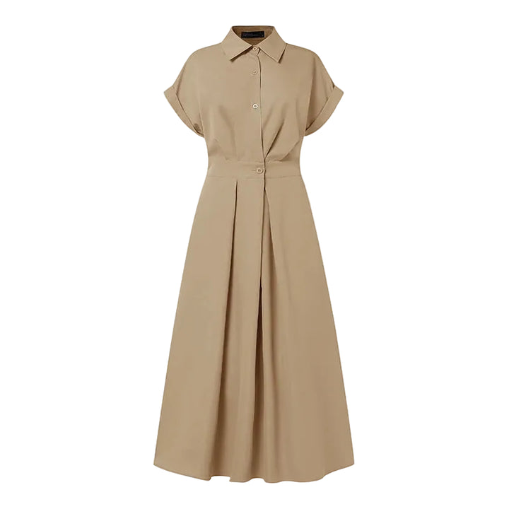 Delilah Relaxed Short Sleeve Midi Dress