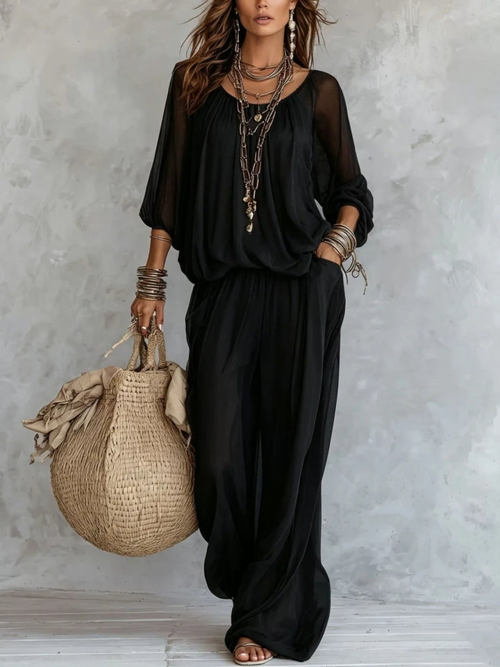 Alessia Wide Leg Two-Piece Set
