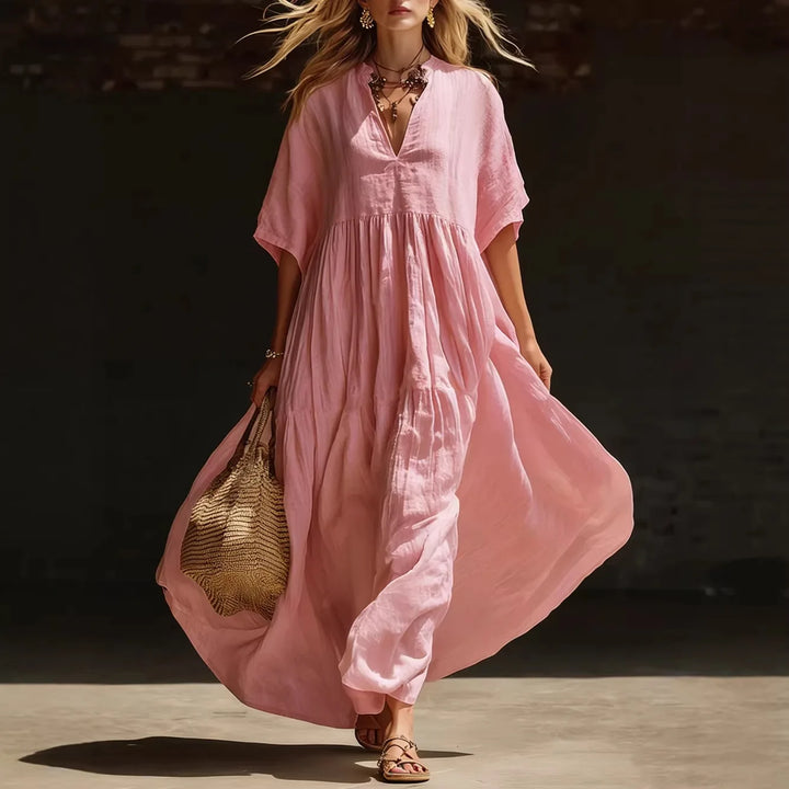 Rosalina Flowy Relaxed Maxi Dress