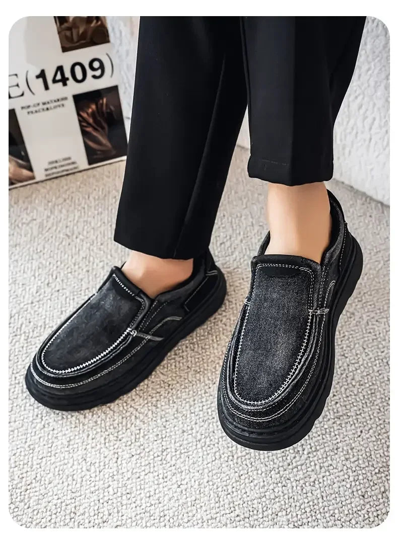Bert Orthopedic Canvas Slip-On Loafers