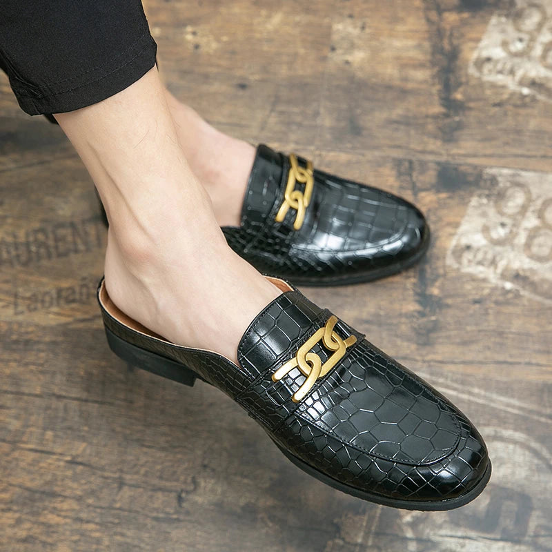 Stanley Leather Mule Loafers