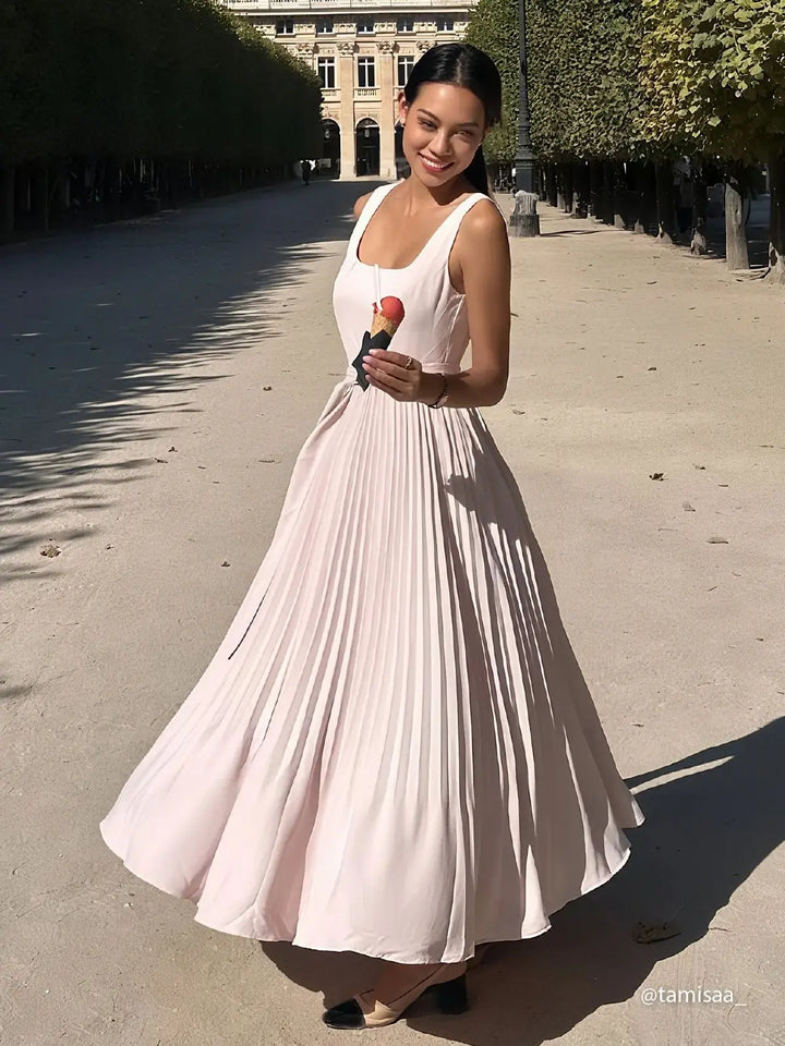 Celestine Pleated Wedding Guest Dress