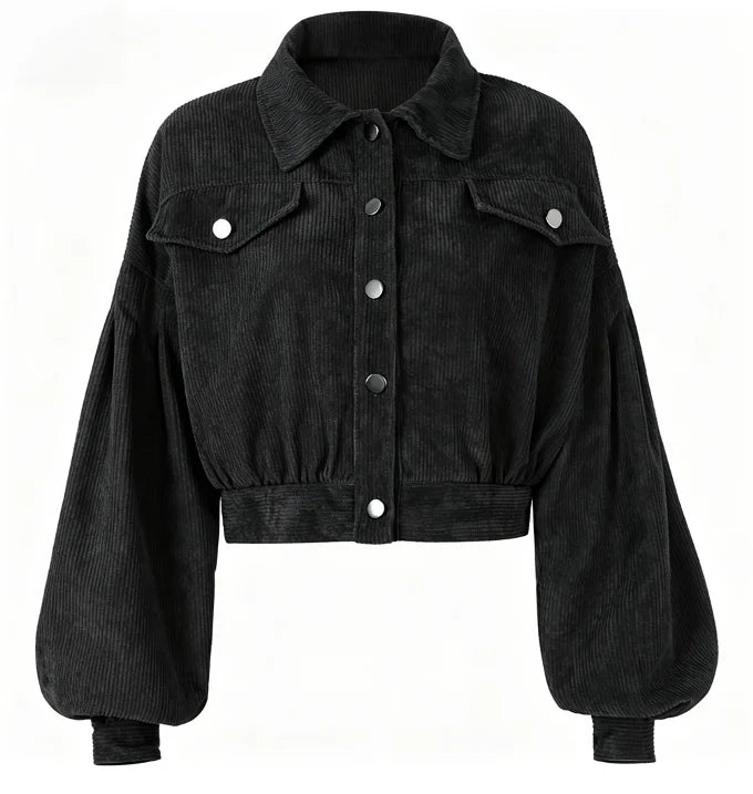 Verena Corduroy Crop Jacket