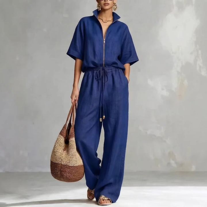 Quinn Linen Wide Leg Pants Set