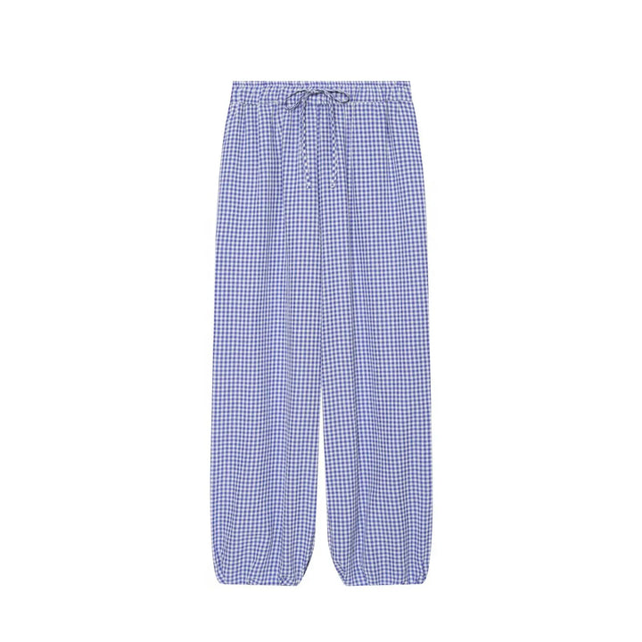 Kaydence Plaid Lantern Trousers