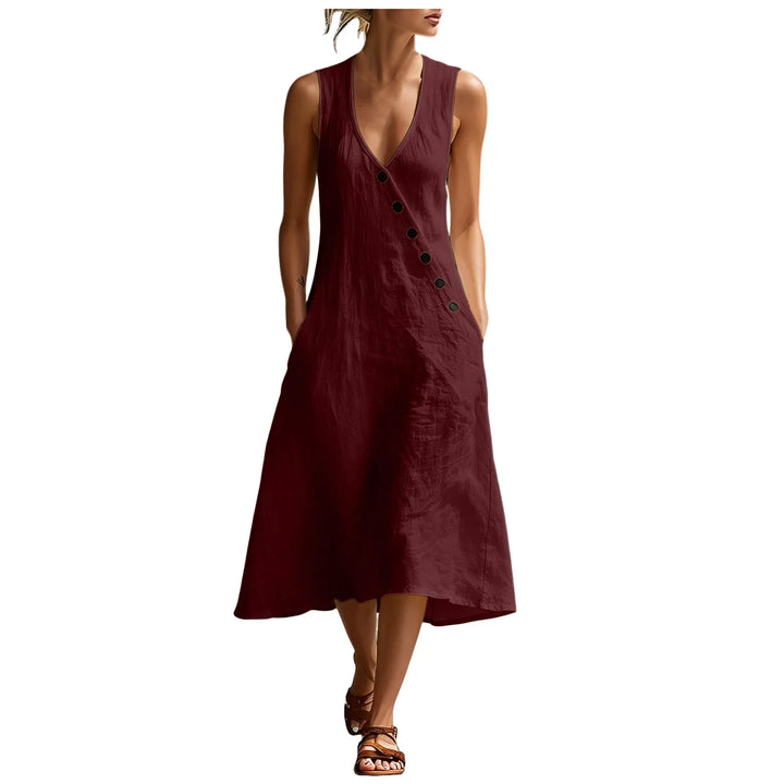 Liora Casual Boho Maxi Dress