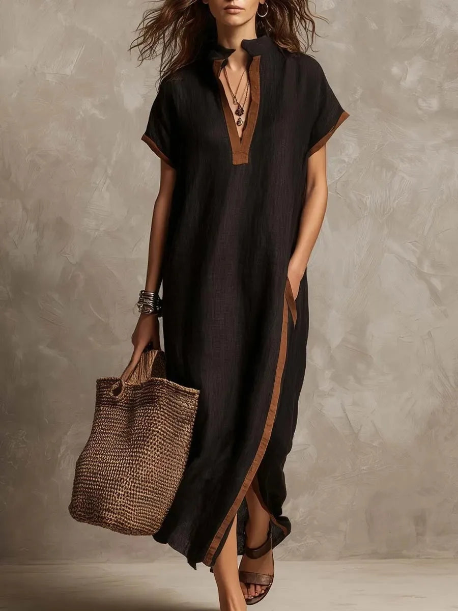 Avery Casual Boho Maxi Dress