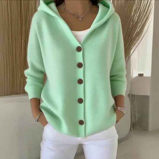 Marisol Hooded Knit Cardigan