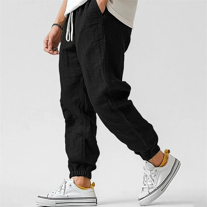Rowan Cotton Linen Jogger Pants