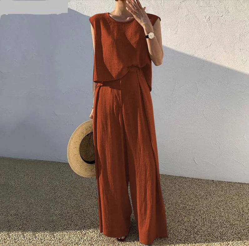 Quinn Chic Relaxed Linen Set