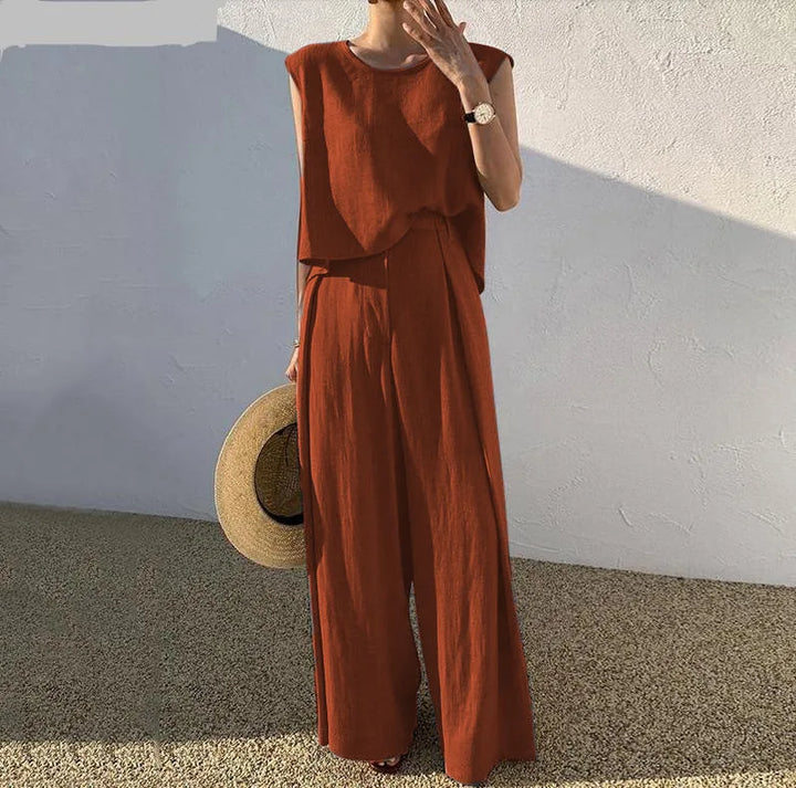 Quinn Chic Relaxed Linen Set